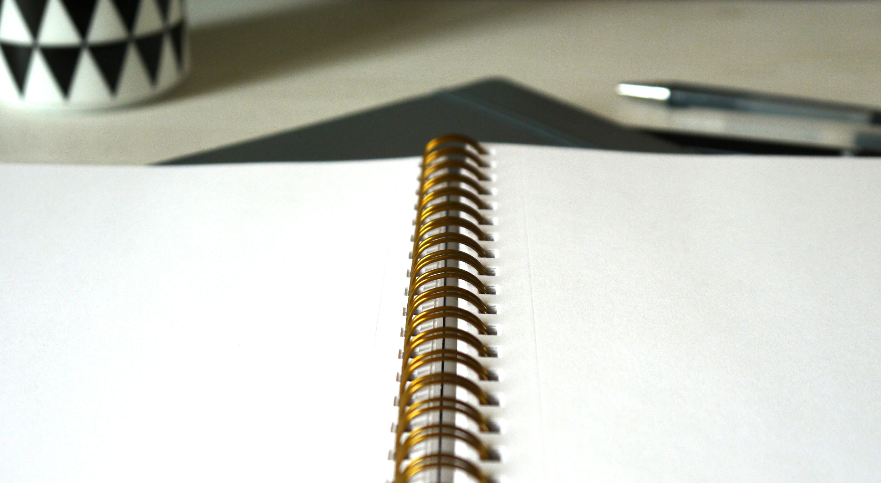 Appointed white notebook